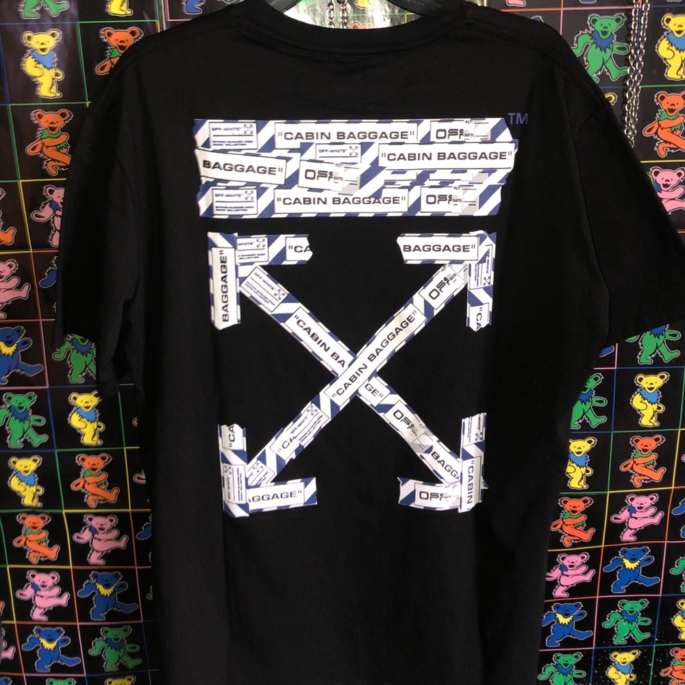 OFF WHITE Airport Tape T-shirt